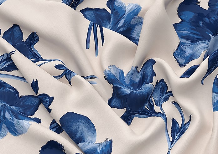 Ted Baker Midnight Garden, Blue - Twist&Fit Roman Blind - Image 4
